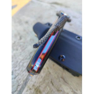 ЧОРНОГУЗ ніж ручної роботи майстра MV Knify, сталь N690™, 61 HRC. Photo 3